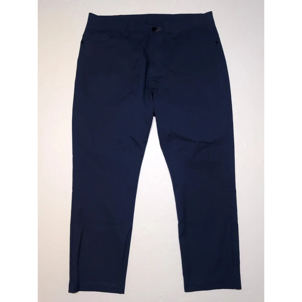 PUBLIC REC Dealmaker 5 Pocket Pants Mens 34 x 28 Navy Blue Excellent Performance